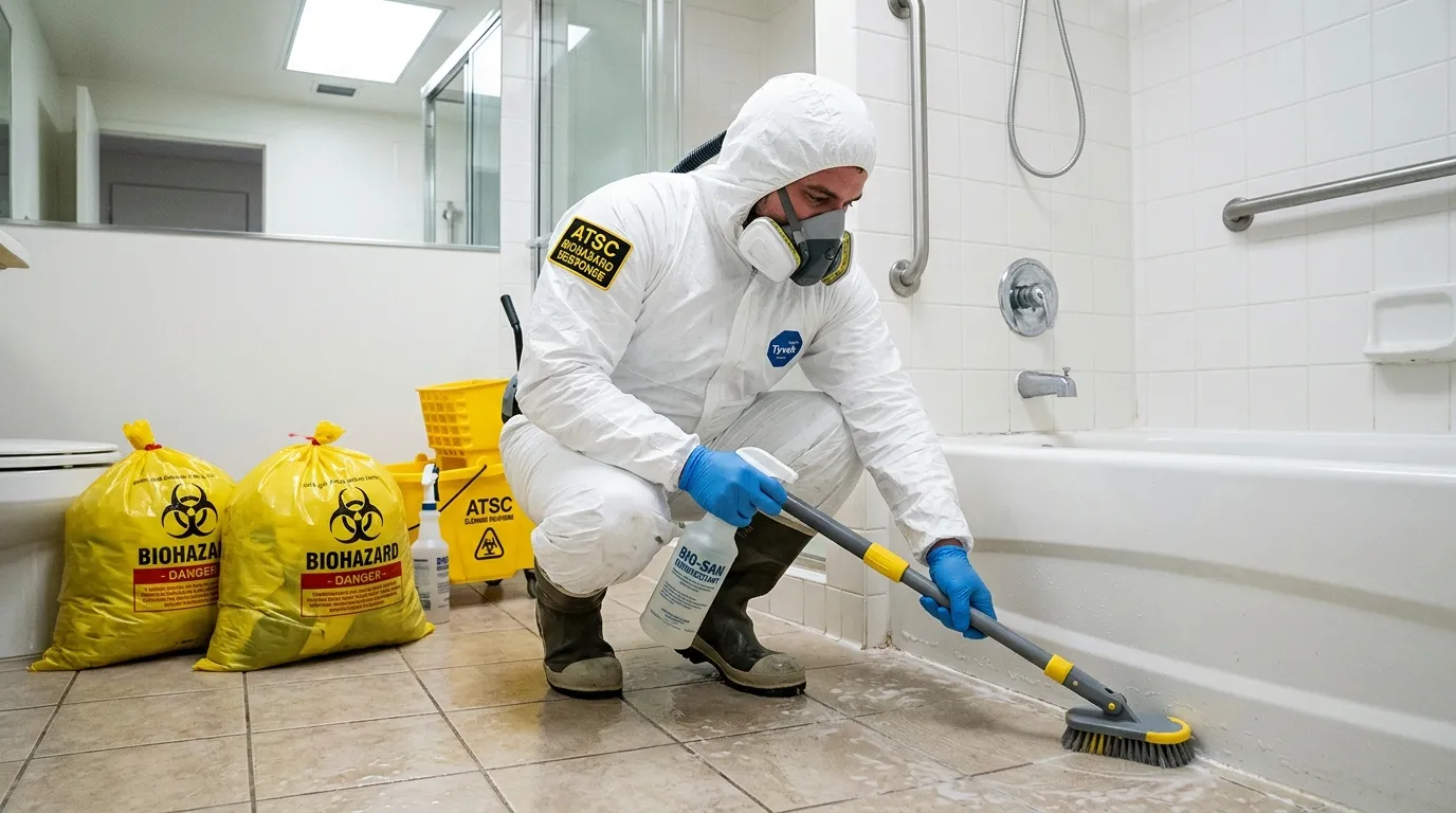 Decontamination equipment deployed for Blood Cleanup in Chambersburg